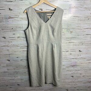 Banana republic gray sparkly size 14 midi
